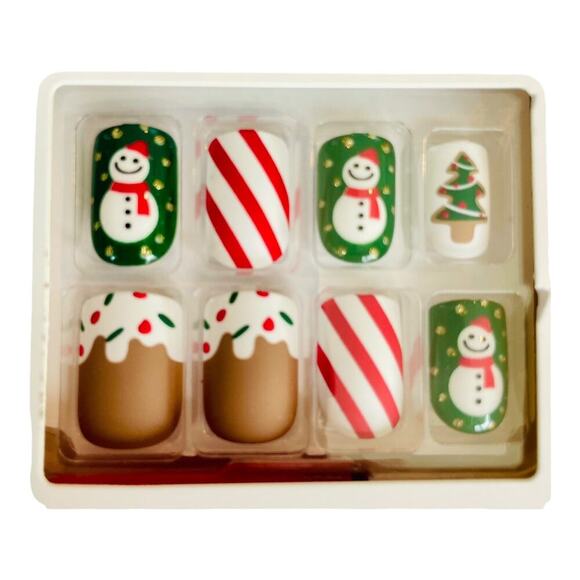 Kiss Voguish Fantasy Press on Holiday Nails Bundle of Six Sets - Picture 8 of 10